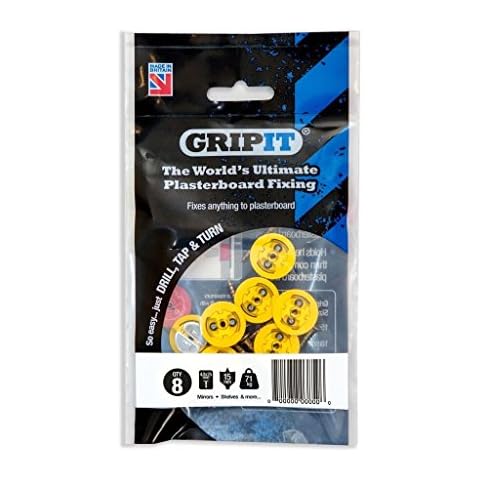 Gripit GP158 - Yellow/15mm - Pack of 8 Cover