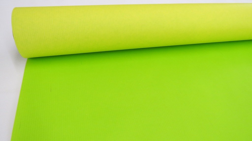 Geschenkpapier 80cm / 40m gelb/apfelgrün