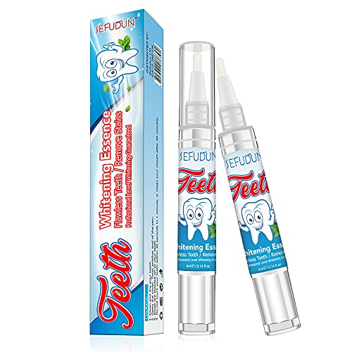 Teeth Whitening Pen , Teeth Whitening Kit and Whitening Gel Pen, Effective, Painless, Non-Sensitive, Easy to Travel, Beautiful White Smile, Natural Mint Flavor, Help Remove Year Stains(Pack of 1)