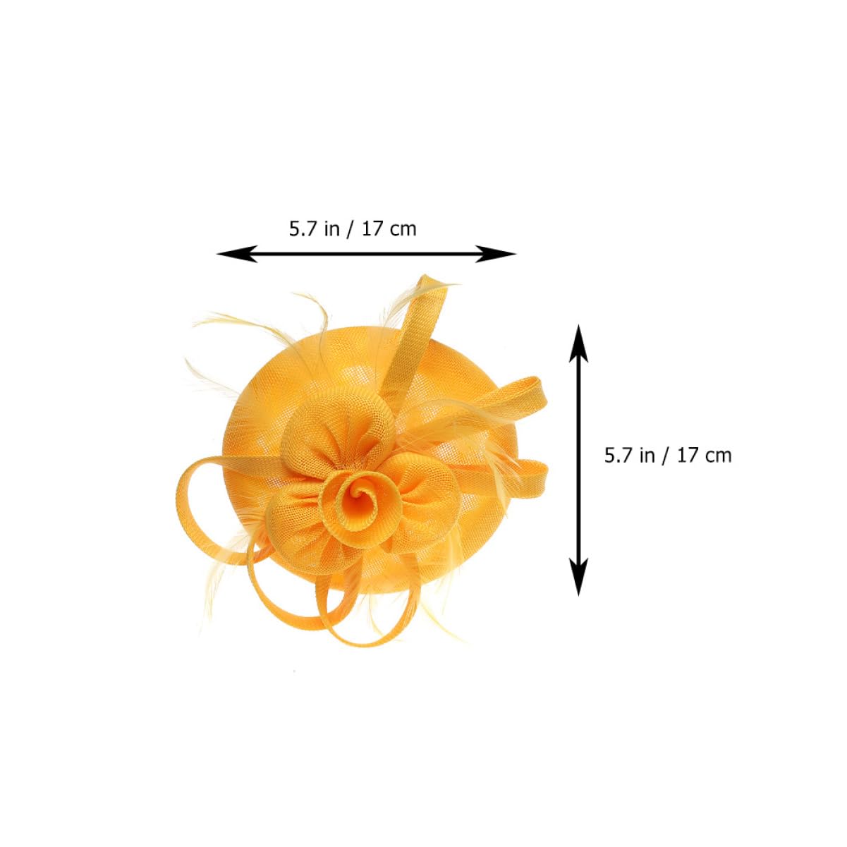 Didiseaon 2 Piezas Horquilla Con Diadema De Decoración Floral Banda De Pelo De Flores Diademas Para Niñas Diadema De Maquillaje Sombrero De Copa Pluma Lino De Imitación