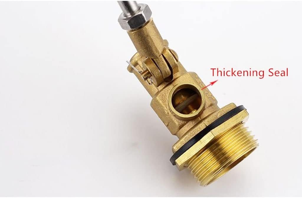 1pc Adjustable Brass Float Valve for Water Tanks, Boilers, and Irrigation - 1/2", 3/4", 1" Compatible Float Ball Valve(1Inch)