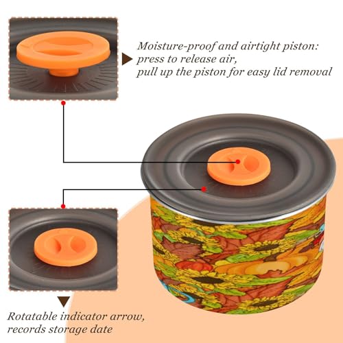 Contenedor hermético de acero inoxidable para café 17oz miniatura 3