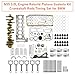 Topteng Engine Rebuild Kit for BMW N55 3.0L Turbo – Pistons, Crankshaft, Connecting Rods, Bearings, Timing Chain, Gaskets, Fits 135i 335i 435i 535i X3 X4 X5 X6 2010–2018, N55B30A