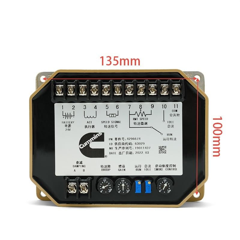 DWFSKZKV Ecm Electronic Speed Controller 4296674 Electronic Governor for Kta38 Diesel Engine
