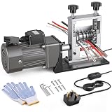 Machine a Denuder le Cuivre Electrique, Orifesio 60W Denudeur Cable Électrique avec 6 Cana...