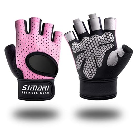 SIMARI Workout Gloves for Women Men,Training Gloves with Wrist Support for Fitness Exercise Weight Lifting Gym Lifts,Made of Microfiber SMRG905