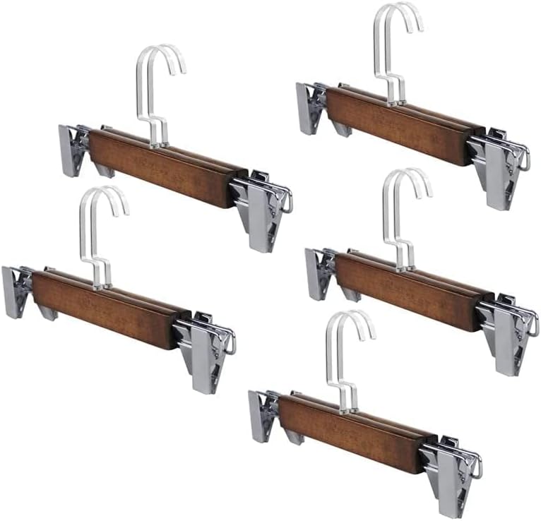 Clothes Hangers, Clothes Hangers, Baby Pants Hangers, Space-Saving 10-Pack with Clips, Clothes Hangers, Pants Hangers, Stable Clothes Hangers, Garment Hangers