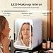 Spector 5L Mini Fridge, Portable Cooler and Warmer for Skincare & Drinks, Semiconductor Desktop Refrigerator with Removable Shelf for Home Office Use