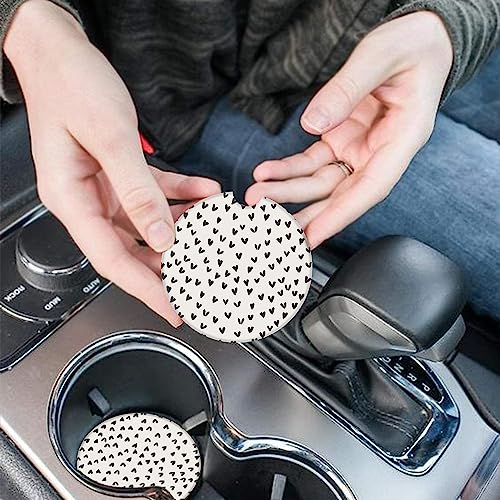 Posavasos de cerámica absorbente para auto, 2 unidades miniatura 6