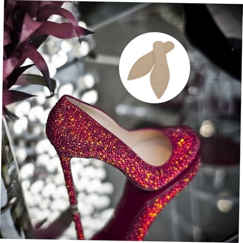 2 pares plantillas cuero transpirables para tacones miniatura 2