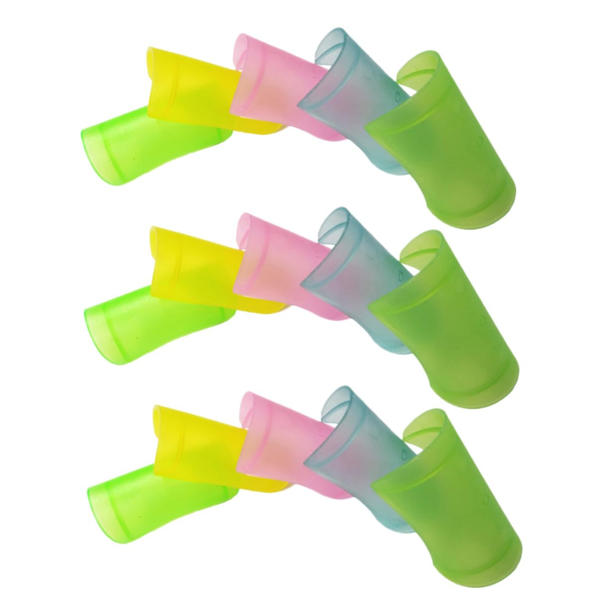 ULDIGI Protective Covers for Flute Film 15pcs Abs Material Protectors Wear-resistant Portable Durable Design Random Color