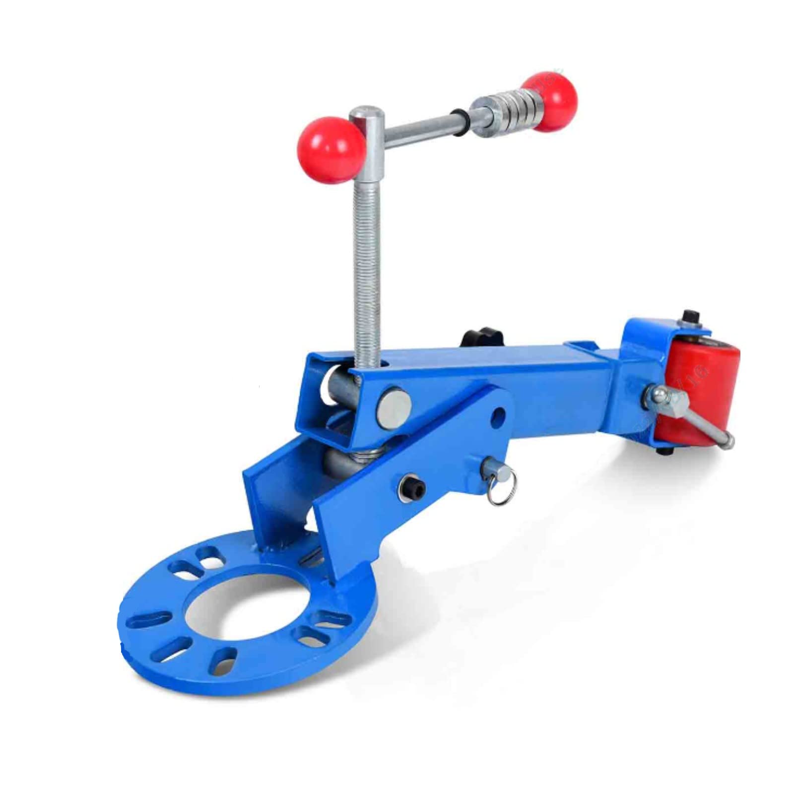 GYMAX Herramienta de Rebordeado con Brazo Ajustable, Giratorio 180°, Rodillo Universal Fender Roller Herramienta para el Hogar y el Taller