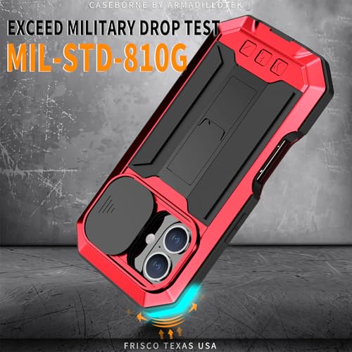 Coque en métal pour iPhone 16 Pro Max robuste antichoc et protège-écran