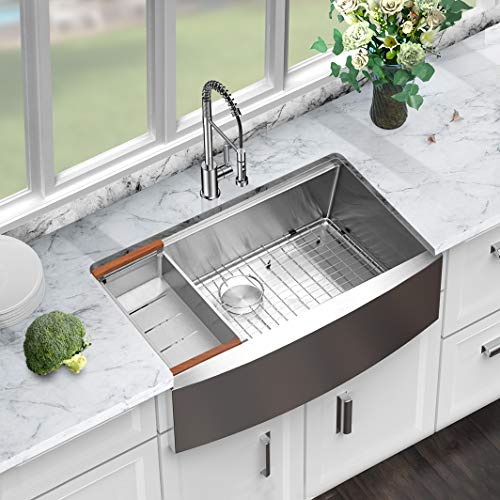 36 Black Farmhouse Sink Sarlai 36 inch Kitchen Sink Ledge Workstation
