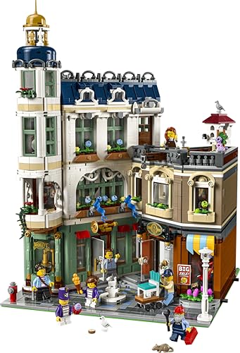 Image of LEGO Icons Shopping Street DIY Model Building Kit - Collectible Building Set for Adults - 11371