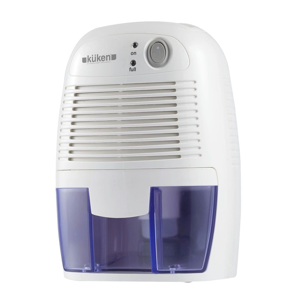 Dehumidifier 23W, 250ml/day, compact, efficient; ideal for reducing moisture and preventing mold and bad odors.