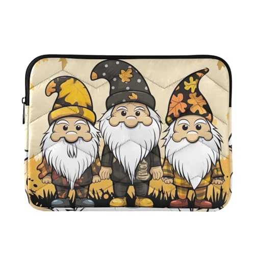 Funda para portátil de 13 a 14 pulgadas impermeable con diseño de gnomo