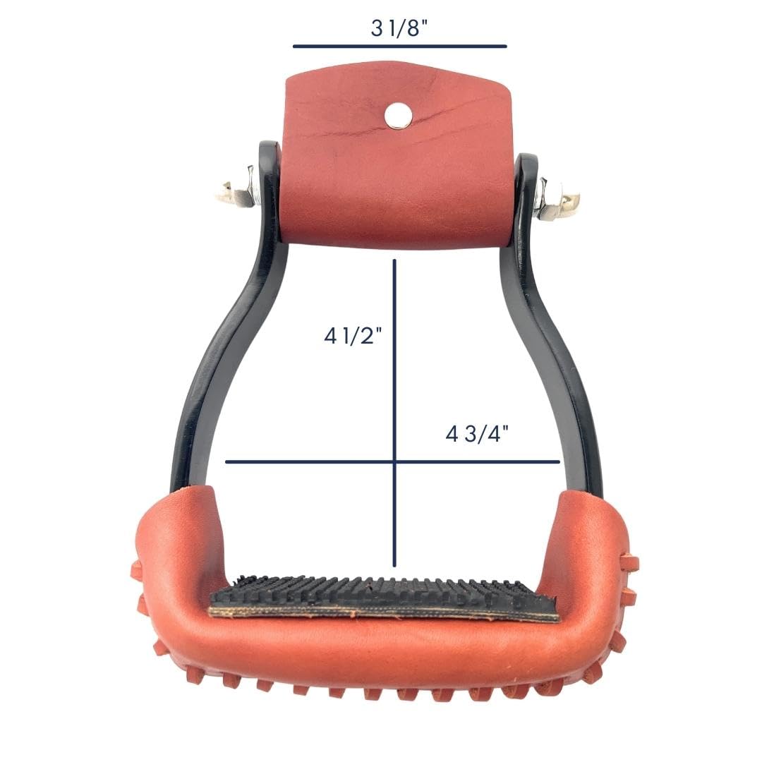 Showman Lightweight Aluminum Cheetah Print Stirrups
