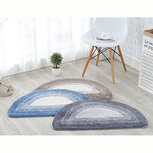 Alfombra absorbente semicircular con base antideslizante 6