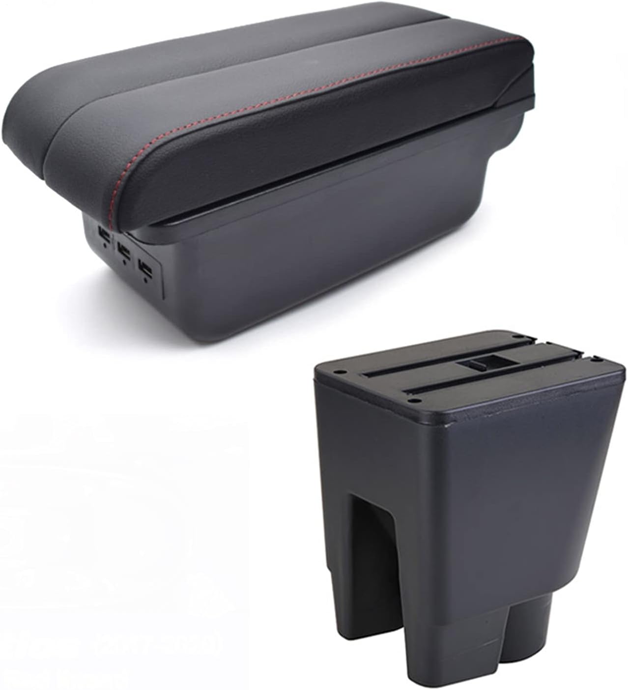 for Toyota Etios Liva. Car Armrest Leather Arm Rest Styling Storage Box Center Console Accessories Decoration Interior Auto Sturdy (Color : 6)