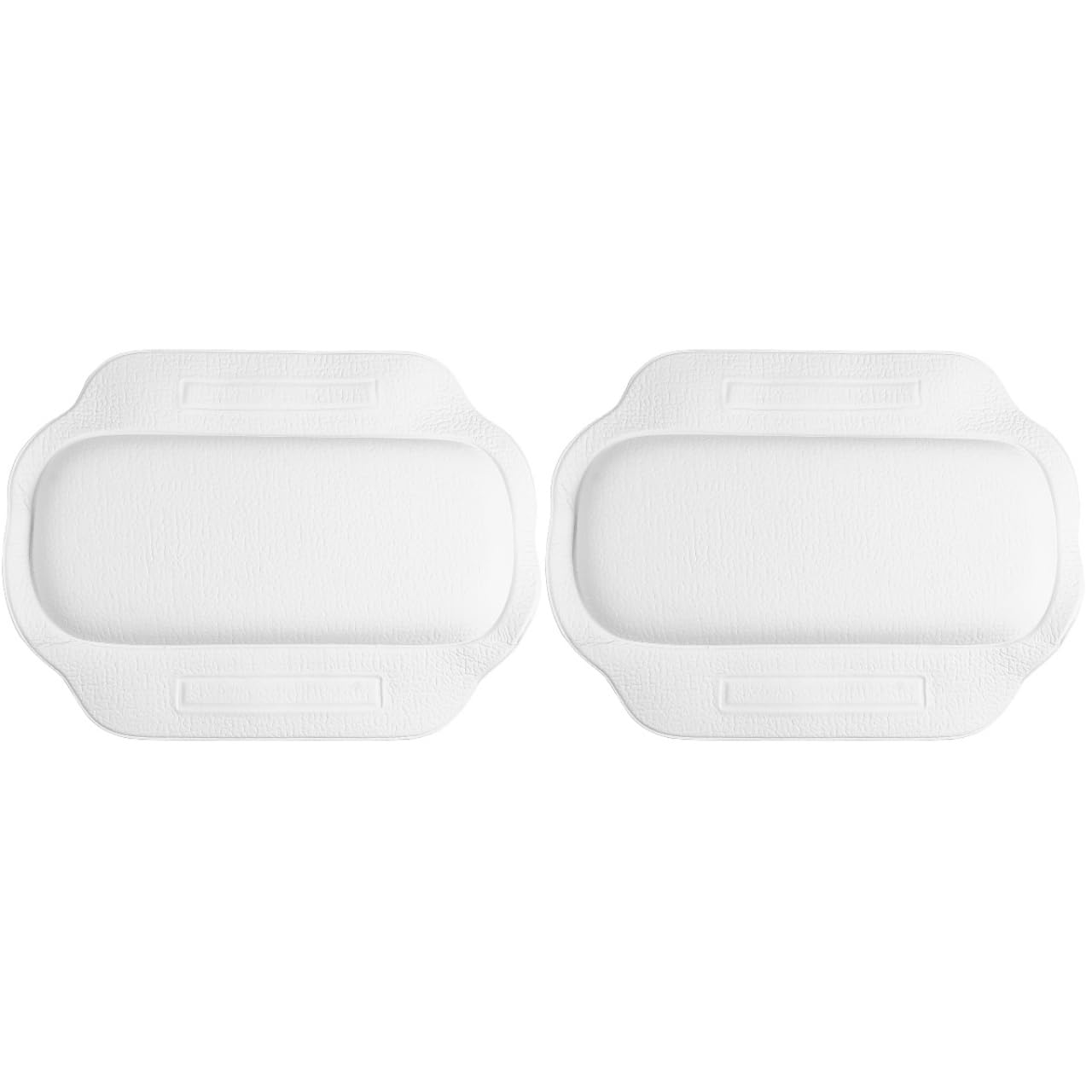 Minkissy 2 Almohadas De BañEra con Ventosas Grandes Y Potentes CojíN De BañO para Cabeza Y Cuello Soporte CóModo para SPA Y Ducha En Casa Apto para La Mayoría De BañEras