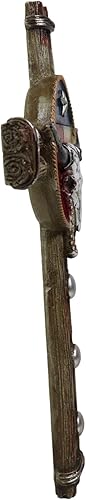Miniatura 6 de Ebros Gift Rústico Western Bull Cow Longhorn Skull Lone Star Texas State Flag con cuerdas trenzadas Placa de decoración de cruz de pared Diseño