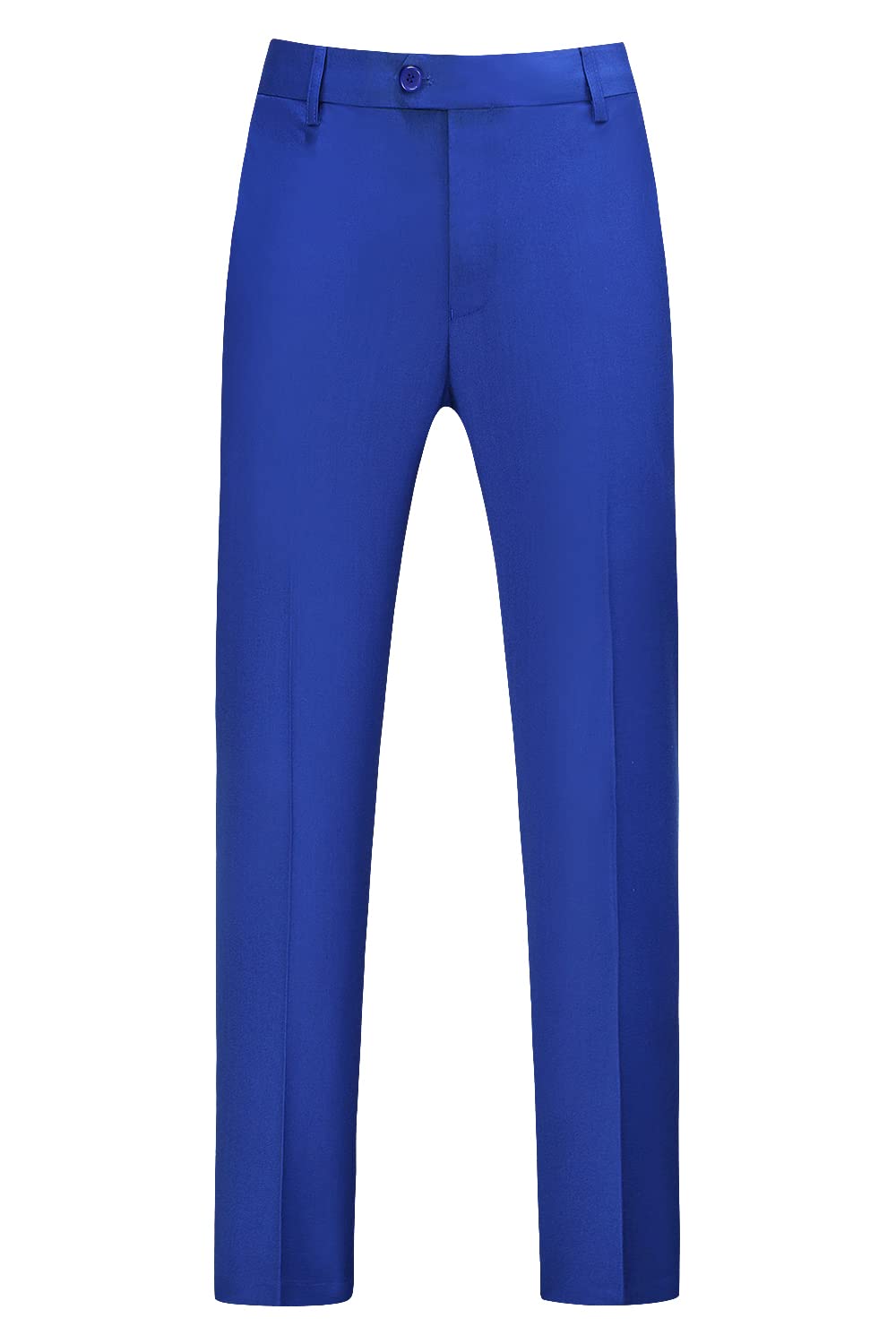 UNINUKOO Mens Dress Pants Slim Fit Solid Color Skinny Trousers Classic Business Casual Wedding Suit Pants
