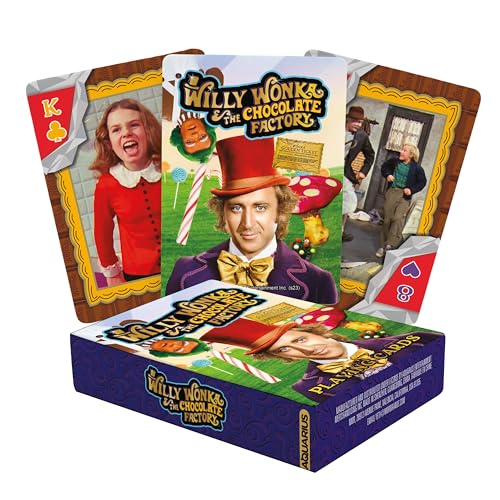Baraja de Cartas Willy Wonka Temática Oficial