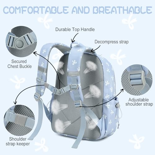 Image of LOIDOU Backpack for Girls School Backpacks Bookbags for Elementary Middle School Women Laptop Backpacks