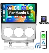 Hikity Android autoradio met CarPlay Android Auto MirrorLink voor Mazda 5 2007 2008 2009 2010 2 +...