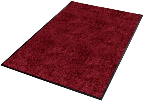 Guardian 94061455 Platinum Series Indoor Wiper Floor Mat, Rubber with Nylon Carpet, 6'x14', Burgundy by Guardian Floor Protection - Image 4