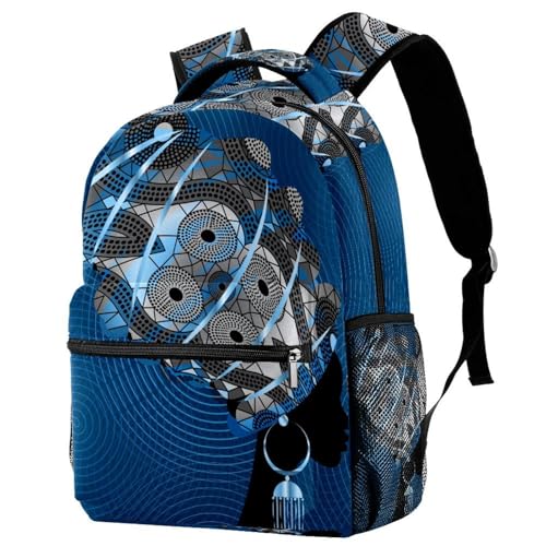 Sac à dos femme africaine idéal pour le lycée et la randonnée