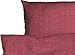 Produktbild Casatex Biber Bettwäsche Hera kuschelig warme Winterbettwäsche Uni mit dezentem Fischgratmuster 135 cm x 200 cm rot
