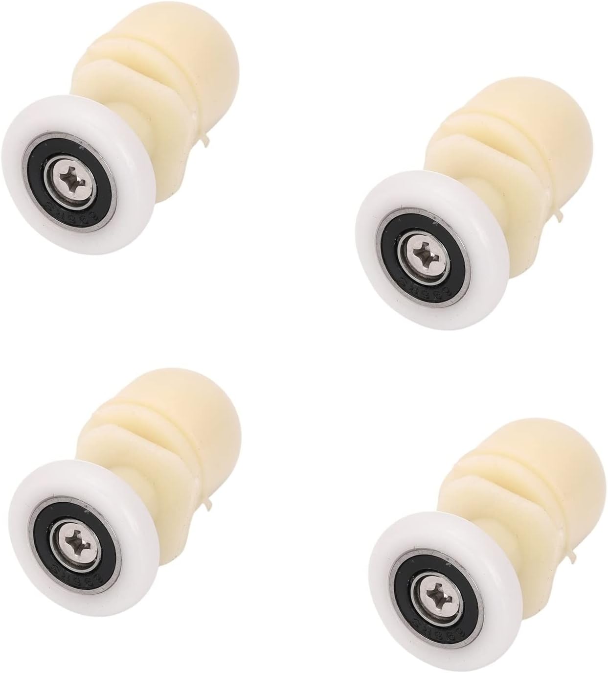 Ruimou 4Pcs Shower Door Rollers 19mm(Plastic) for Bathroom Bearing