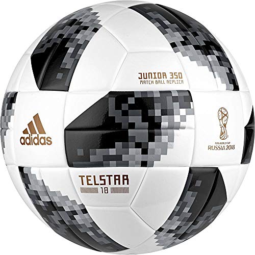 FIFA Fußball-Weltmeisterschaft Junior Ball, White/Black/Silvmt, 4