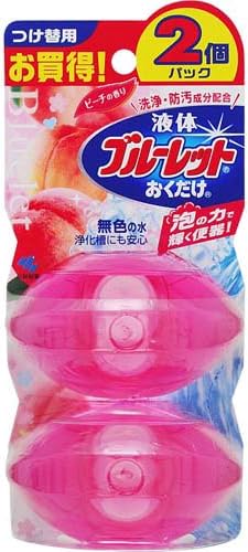 Amazon 液体ブルーレットおくだけ 替 2個 ピーチ 140g ブルーレット トイレ洗剤 Amazon 液体ブルーレットおくだけ 替 2個 ピーチ 140g ブルーレット トイレ洗剤