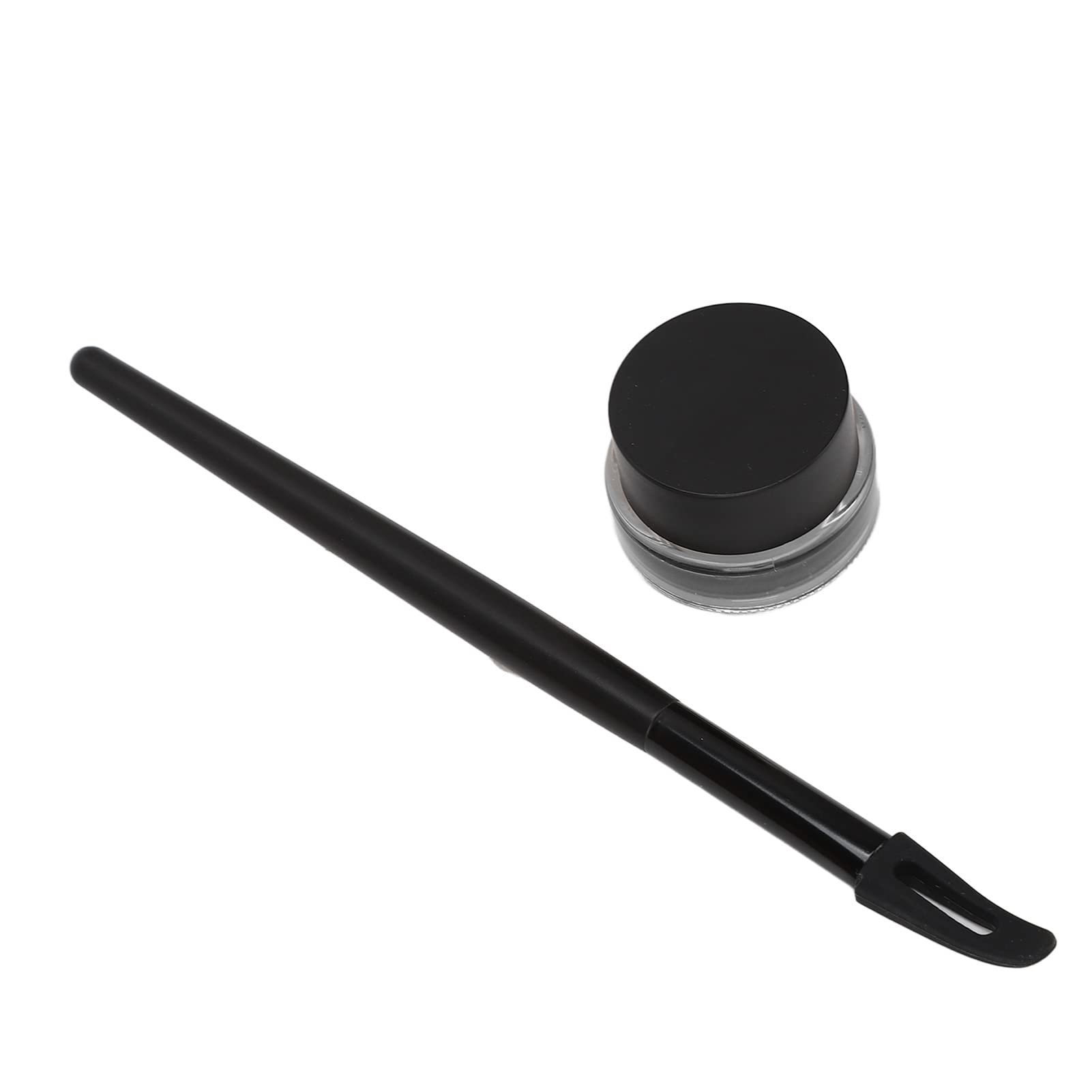 Aplicador de Delineador de Ojos de Silicona, Varita Guía de Gel para Delineador de Ojos, Delineador de Ojos Profesional Seguro PortáTil para Principiantes en la Sala de Polvo (Crema delineador de