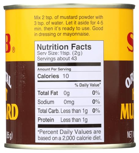 S & B Mustard Powder Oriental Hot ( pack of 3) - Thumbnail 2