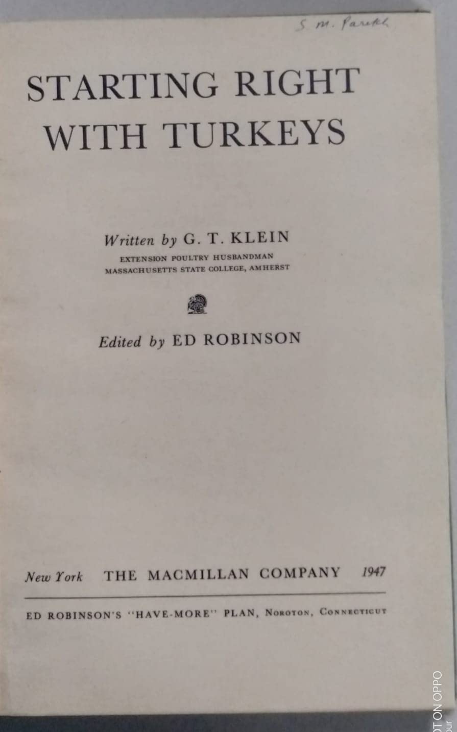 Starting Right with Turkeys