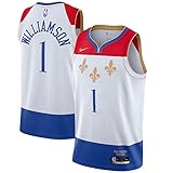 Zion Williamson New Orleans Pelicans #1 Youth 8-20 White City Edition Swingman Jersey (18-20)
