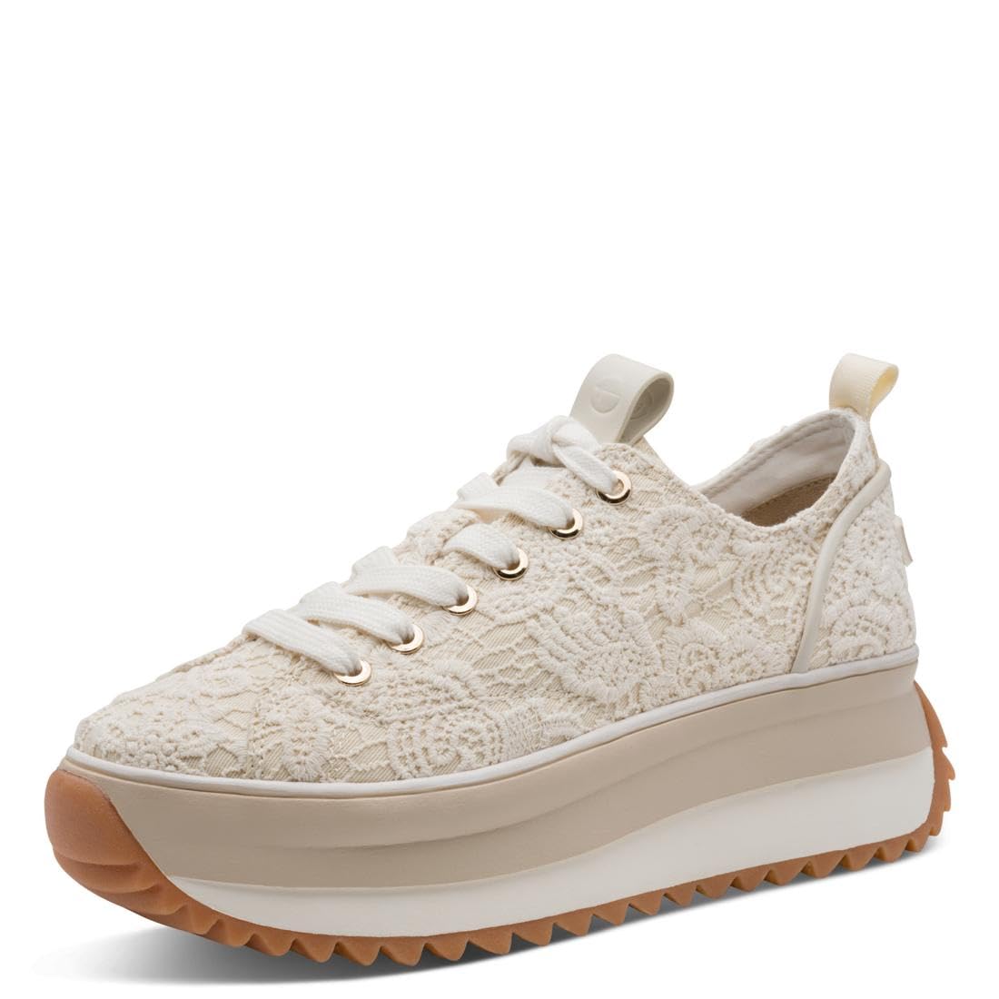 Tamaris Women Sneaker Low beige 5.5 UK