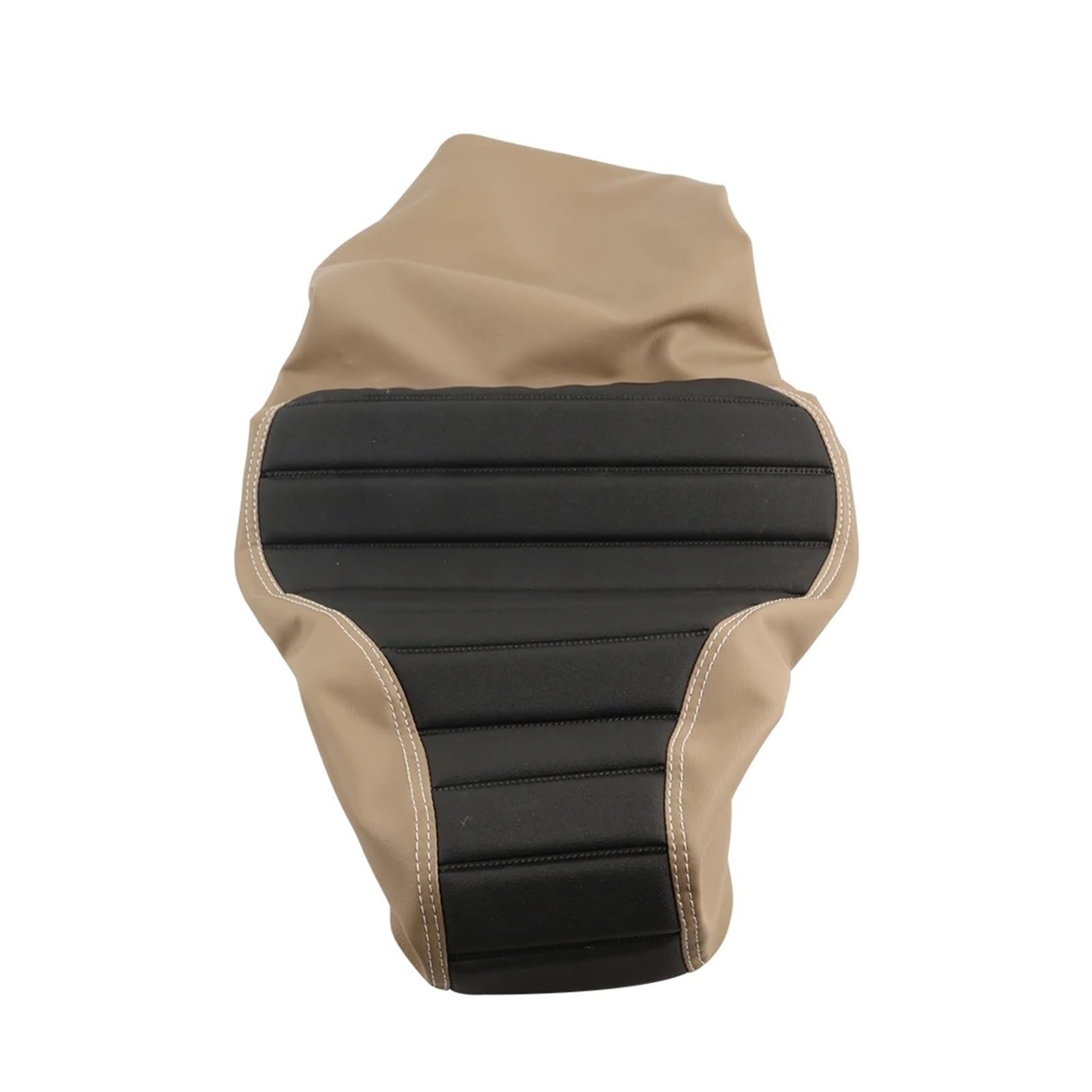 Cuscino per sella moto Pelle per rivestimento isolante per protezione cuscino sedile per accessori Per moto Per Piaggio(Khaki)