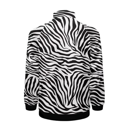 HUGS IDEA Men's Bomber Jacket Lightweight Casual Spring Fall Outerwear Sportswear with 2 Pockets4