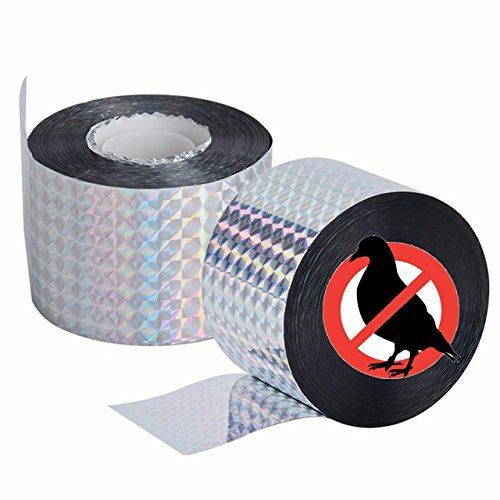 PestExpel® - Cinta de Doble Cara Reflectante para el Cuidado del hogar, jardín y Granja, 45 m Cover