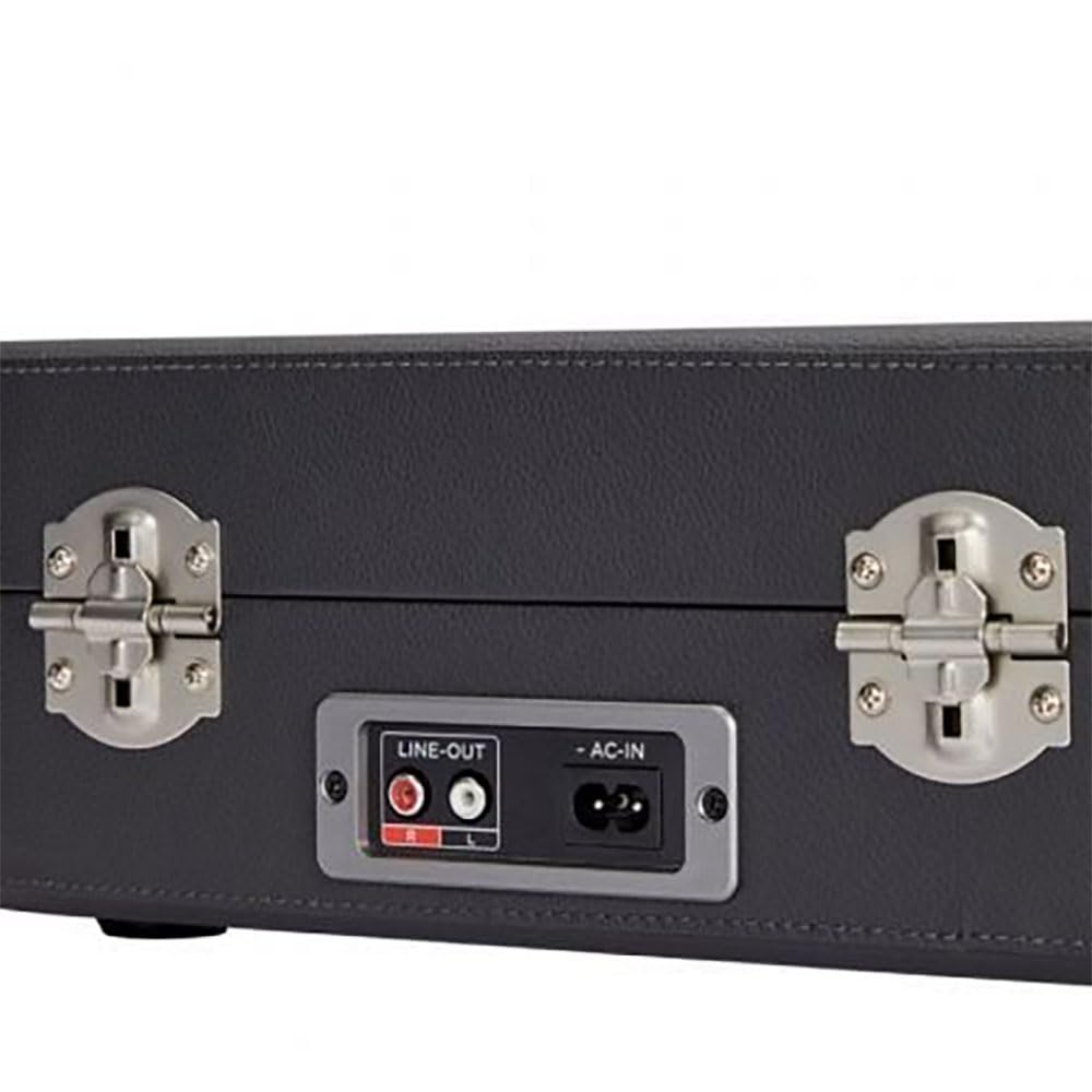 Aiwa VPX-1951 Giradischi Vintage Portatile Con Bluetooth E USB - Design Retrò, Titanio
