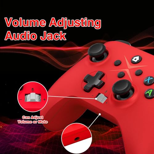 Image of Dinosoo 2 Pack Wireless Controller - Turbo, Macro, Hall Trigger, Dual Vibration - Compatible with Xbox One, Series X|S, PC - 3.5mm Audio Jack, Built-in Battery, 2.4GHz Adapter
