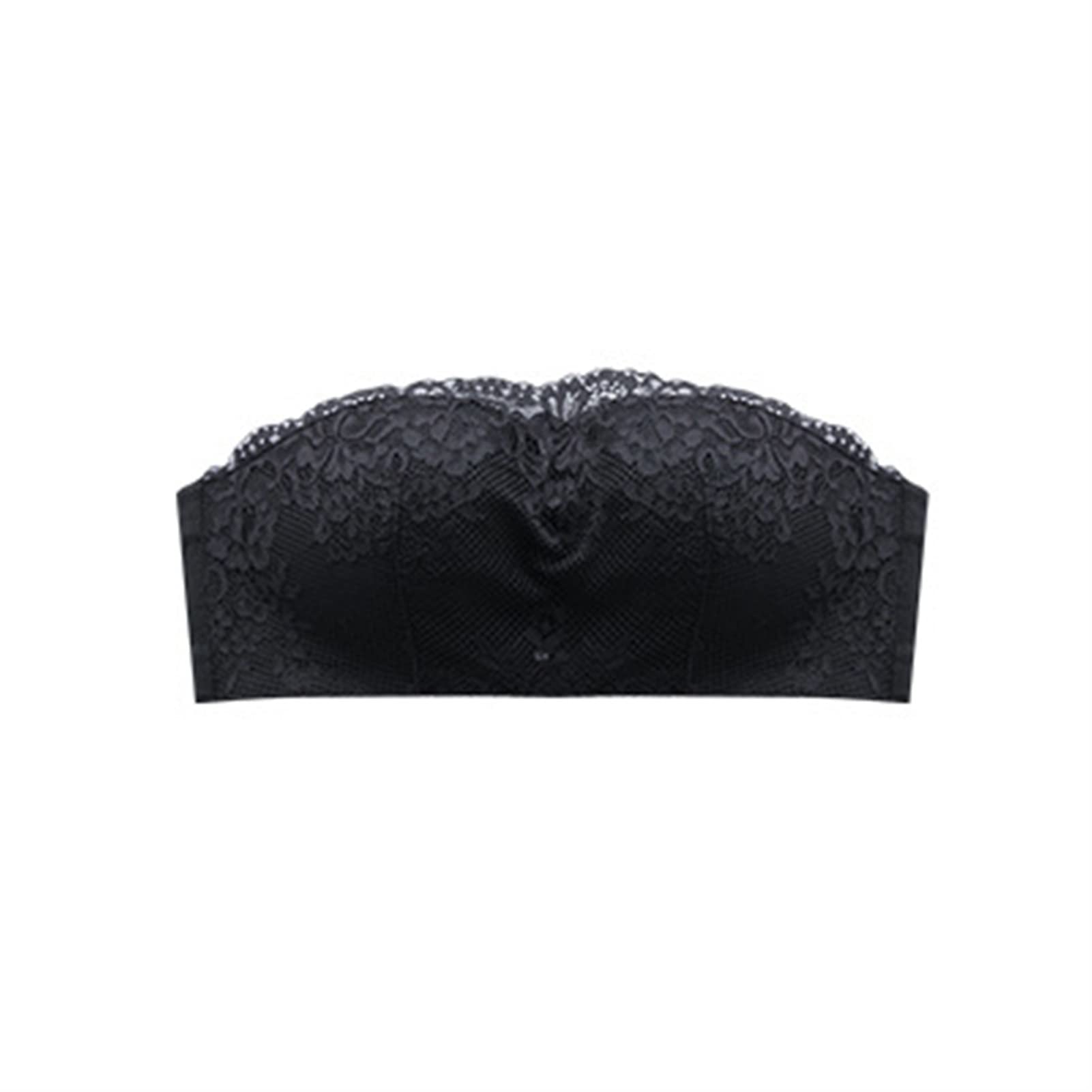 Reggiseni a 1/2 Tazza per Donna Reggiseno sollevabile Senza Spalline Senza Fili Estate Invisibile Comfort Crop Top a Tubo Lingerie