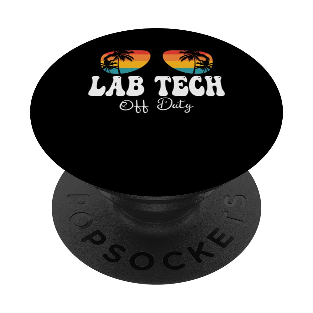 Lab Tech Off Duty Sunglasses Women Hello Summer Sunset PopSockets Swappable PopGrip
