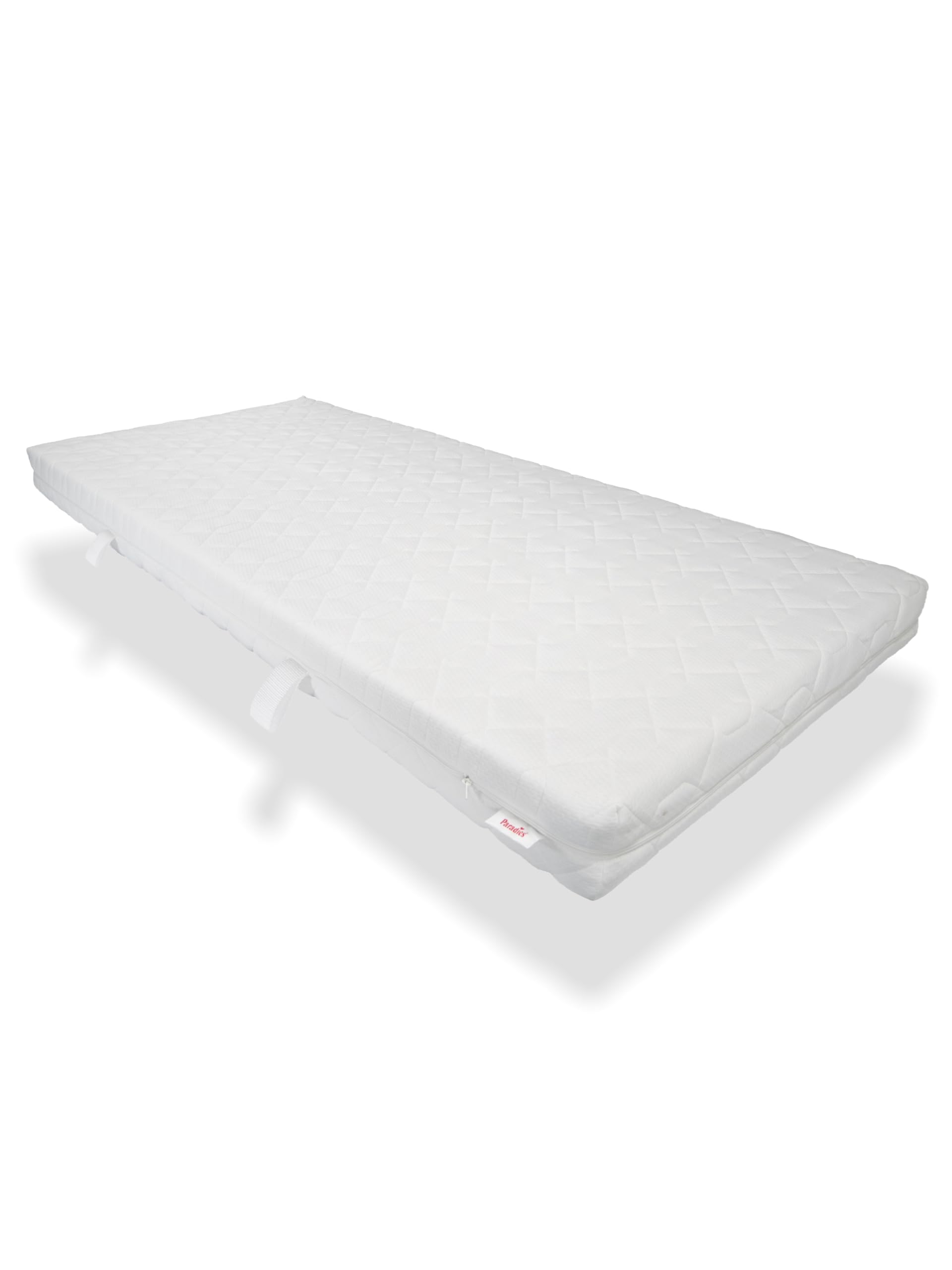 PARADIES Kindermatratze 90x200 cm Antonia - Wendematratze für Babys & Kleinkinder, abnehmbare & einzeln waschbare Bezugseiten, Schaumstoffmatratze Härtegrad H2
