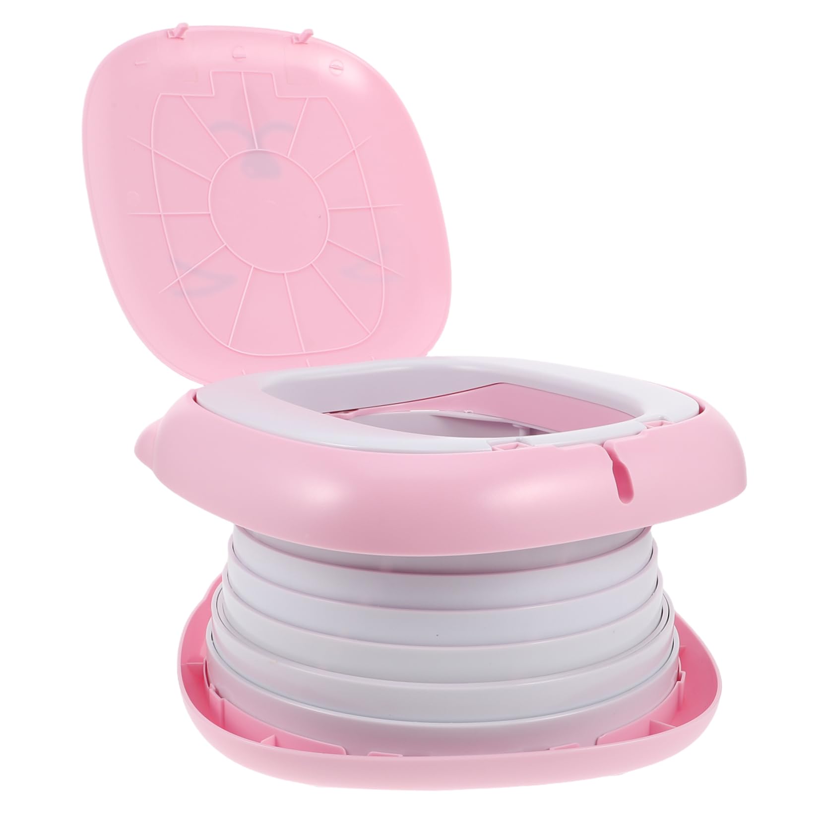 LIFKOME Baño Portátil Para Orinal De Viaje Para Pequeños Plegable Para Entrenamiento Inodoro Para Bebés Para Coche y Camping Fácil De Limpiar y Usar